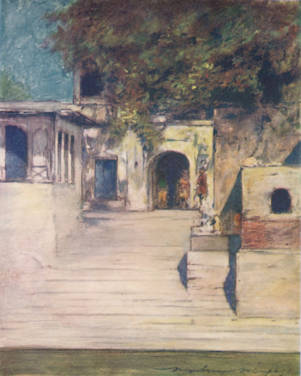 A Famous Well, Delhi, 1905 av Mortimer Ludington Menpes