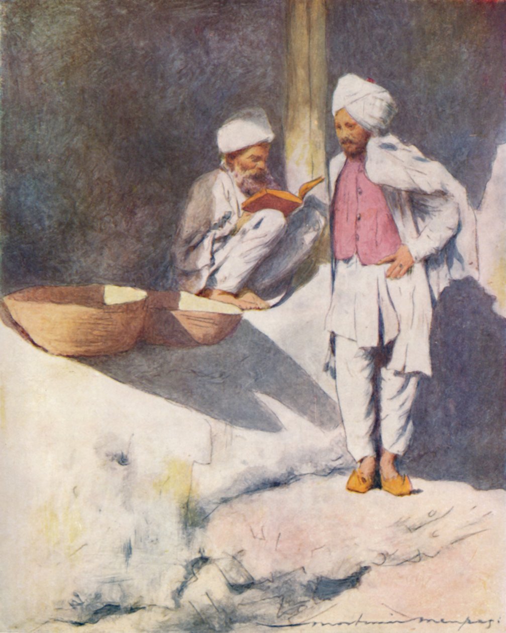 En lärd man från Peshawur, 1905 av Mortimer Ludington Menpes