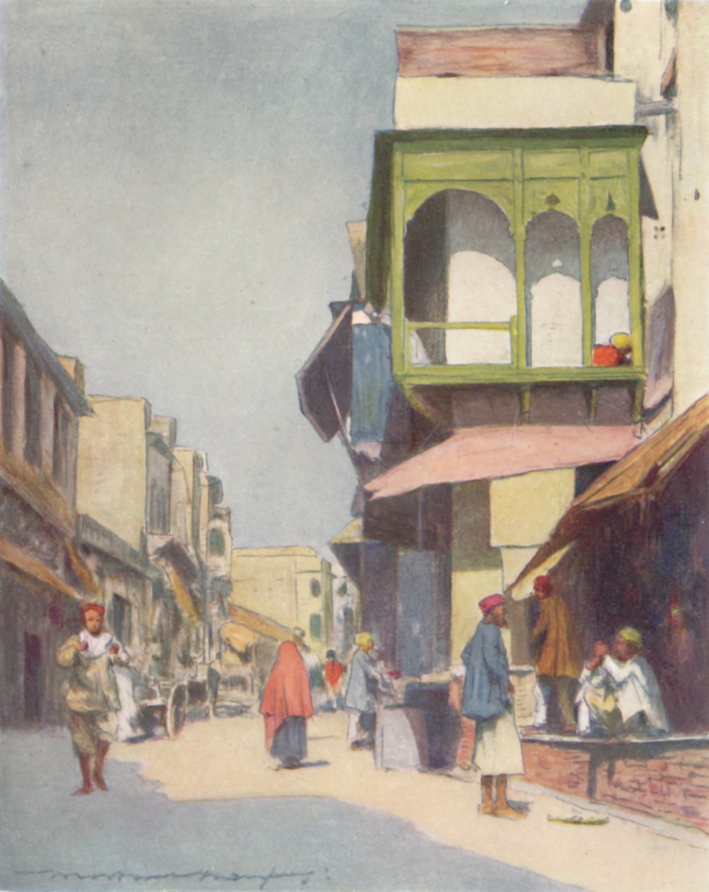En smal väg, 1905 av Mortimer Ludington Menpes