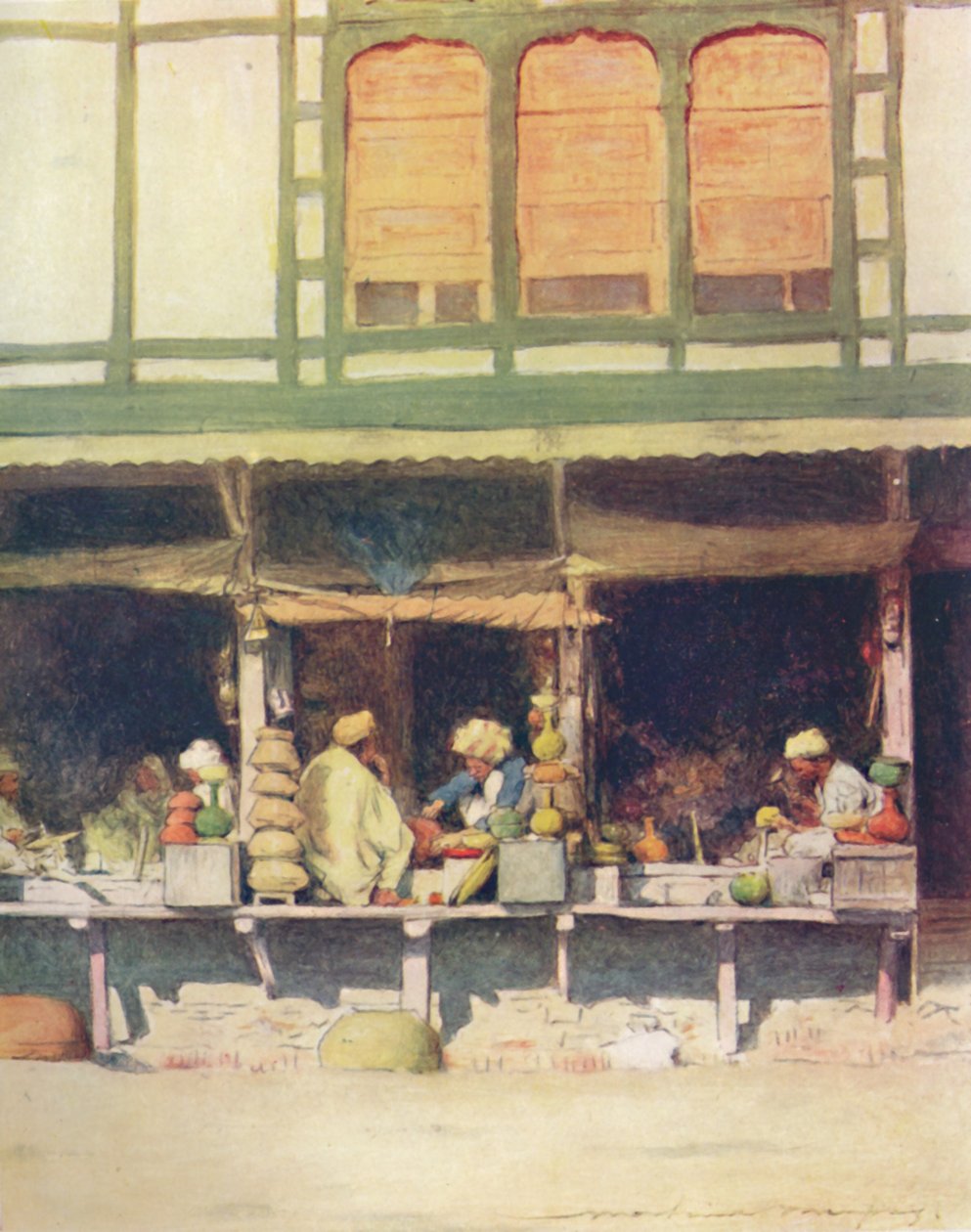 En oklassificerad butik, 1905 av Mortimer Ludington Menpes