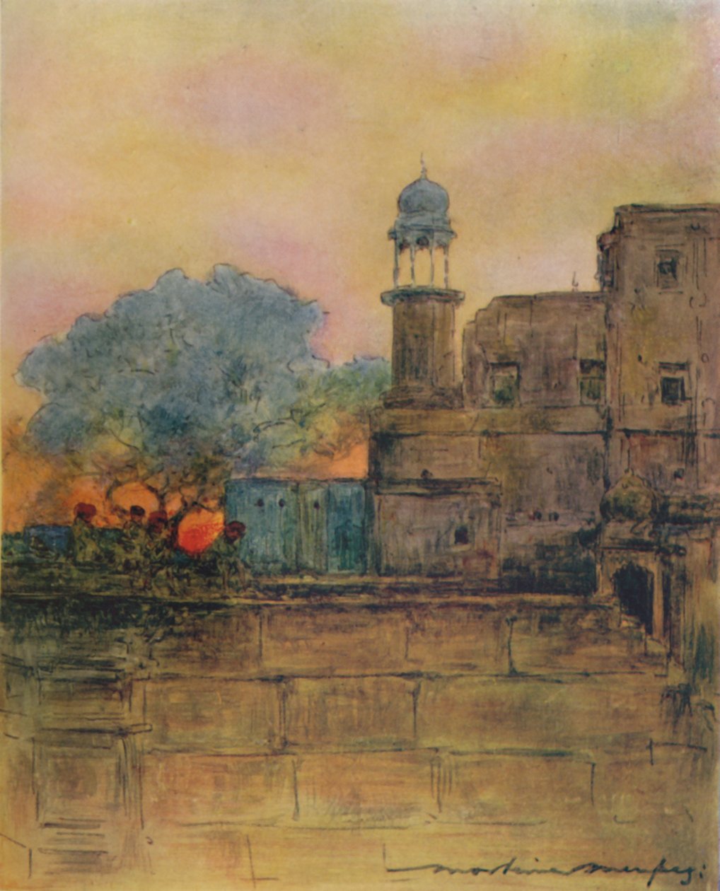 Muttra, 1905 av Mortimer Ludington Menpes