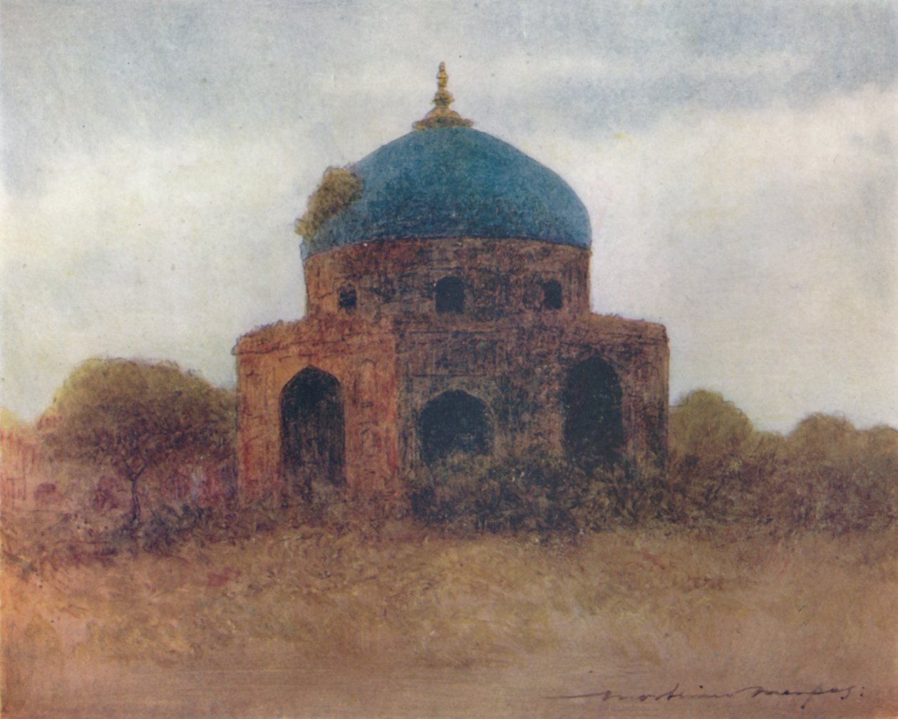 Porslinskupolen, 1905 av Mortimer Ludington Menpes