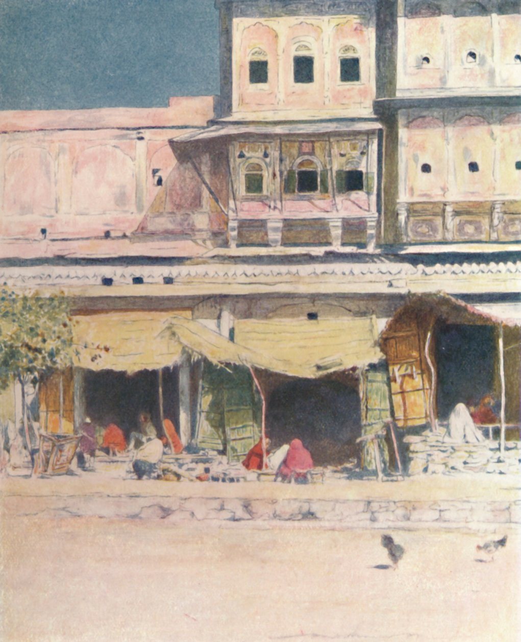 Vedhuggare, Jeypore, 1905 av Mortimer Ludington Menpes