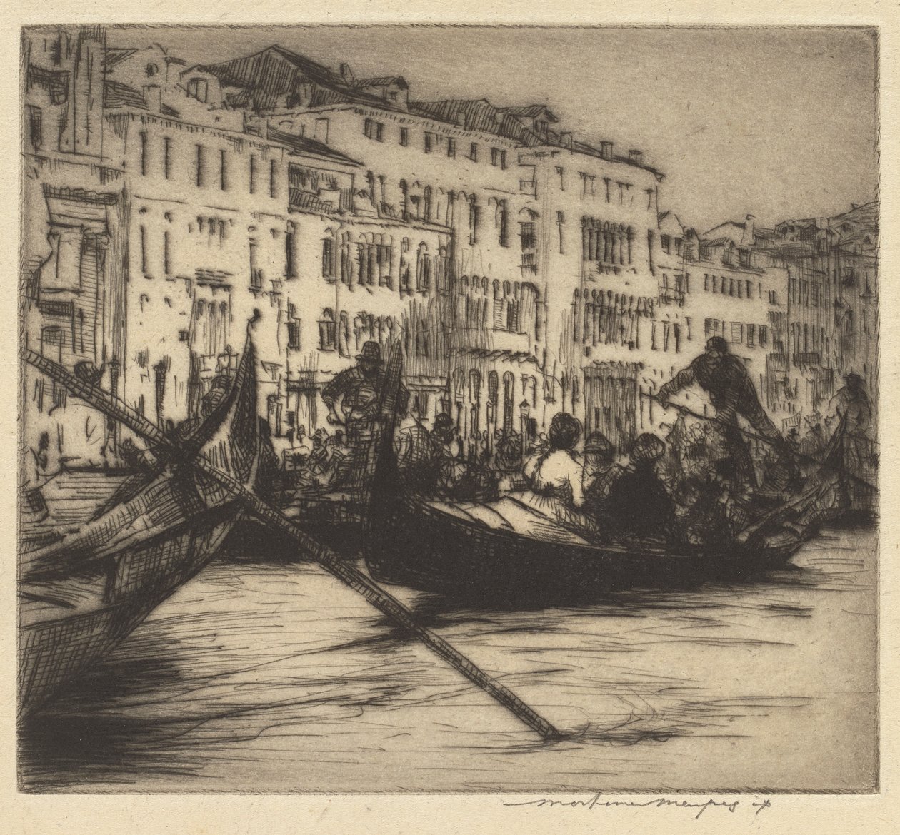 F? The Day, Venedig av Mortimer Menpes