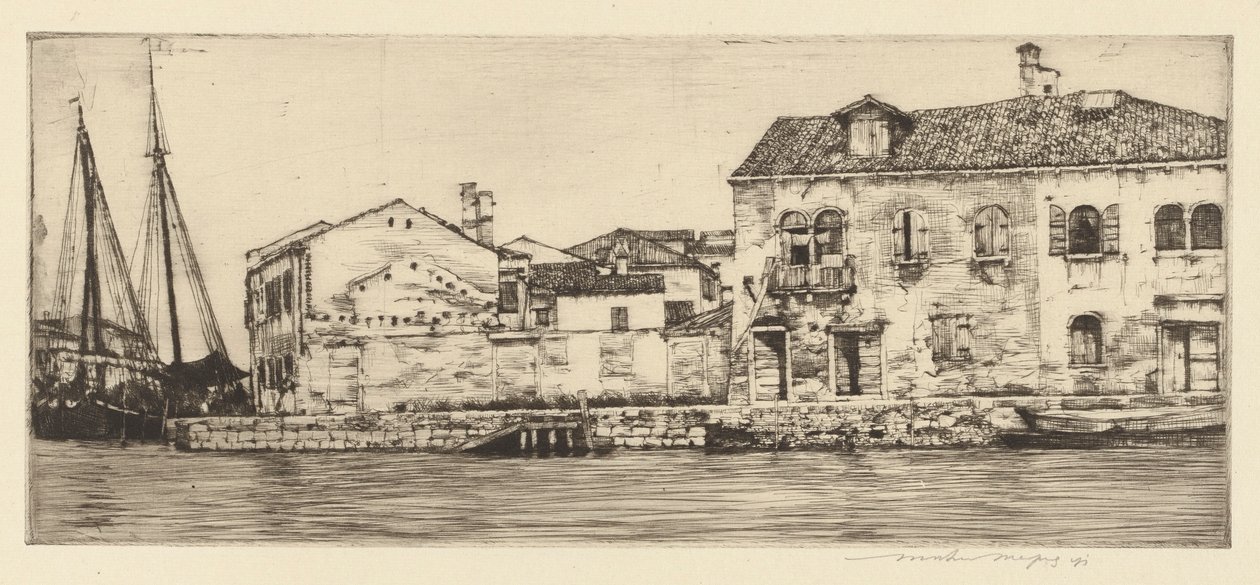 Giudecca, Venedig av Mortimer Menpes