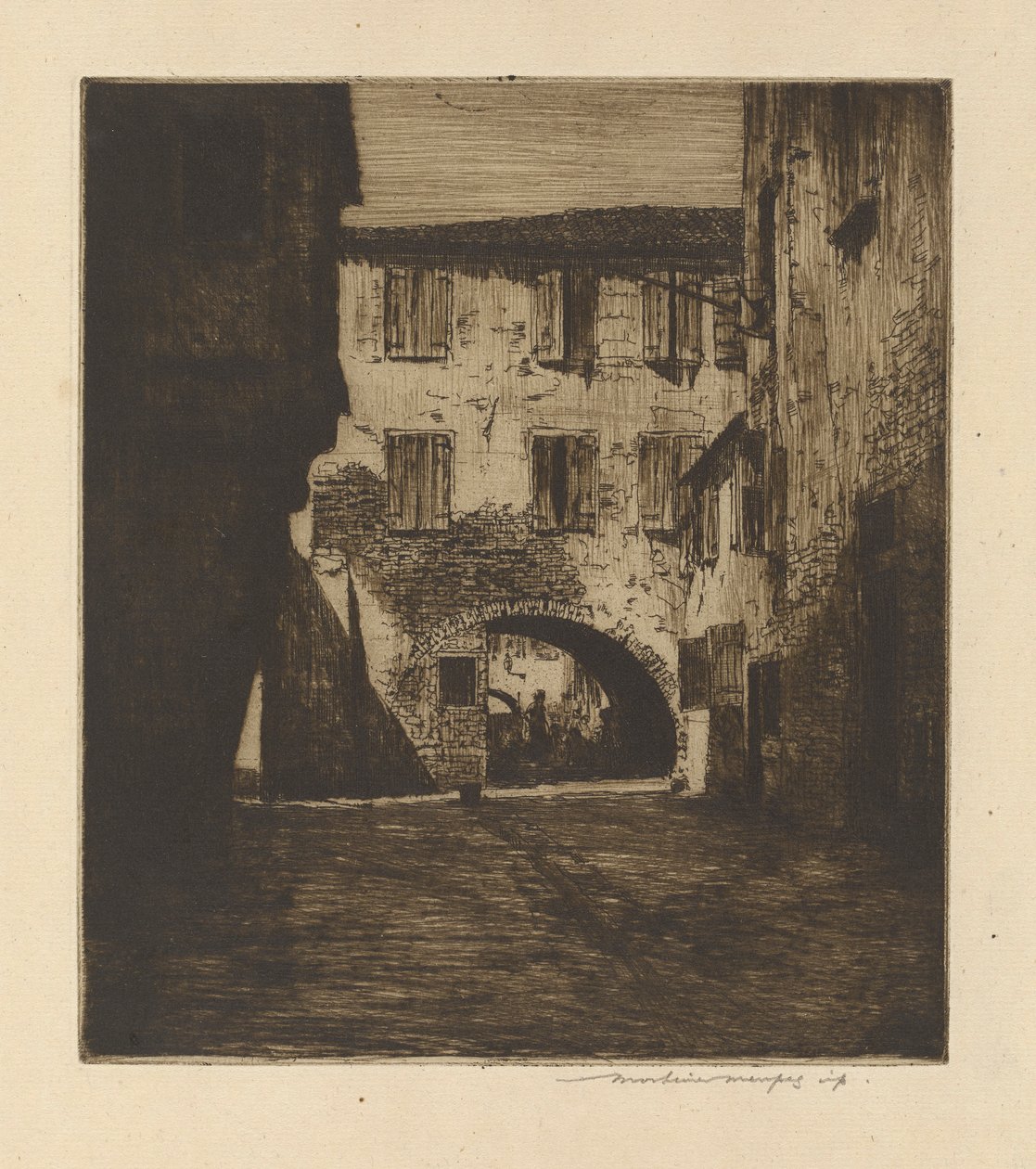 På en sidogata, Chioggia av Mortimer Menpes