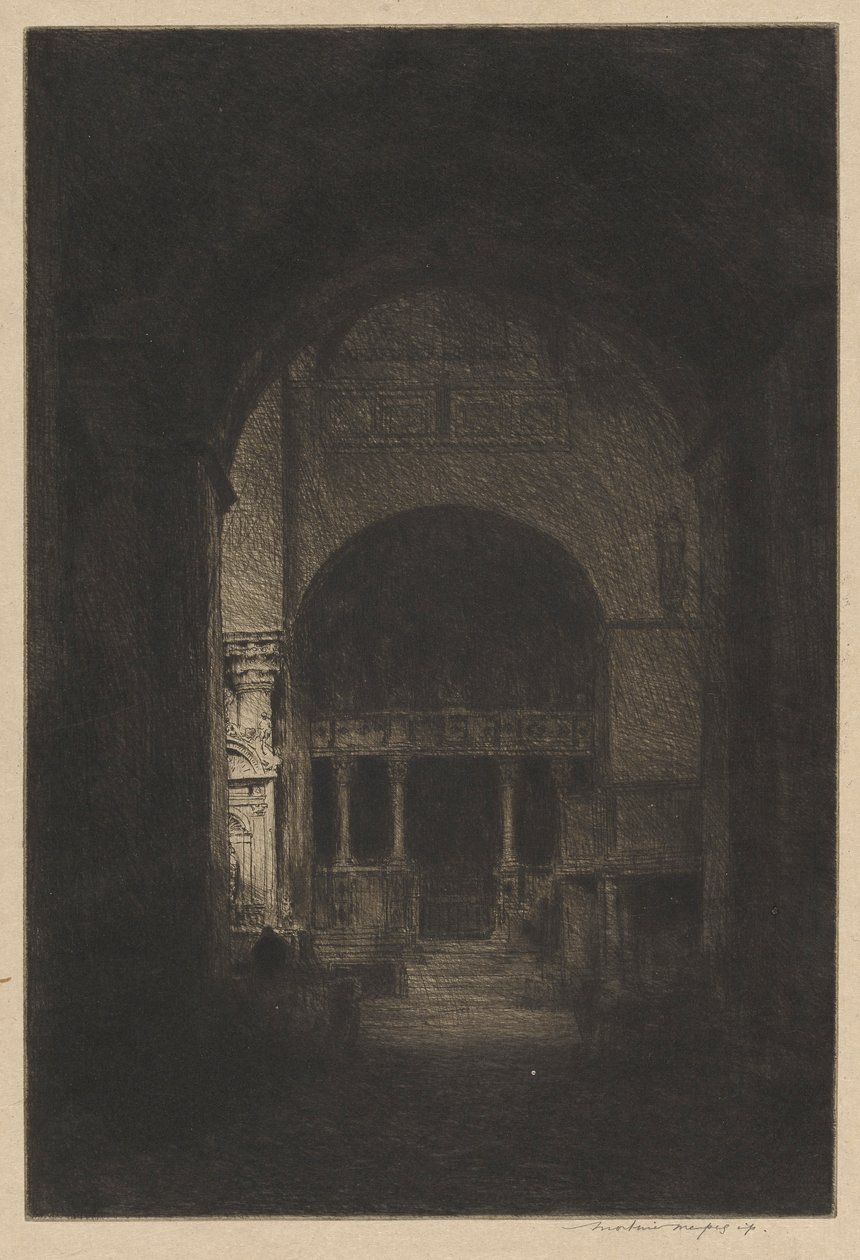 Interiör av St. Mark av Mortimer Menpes