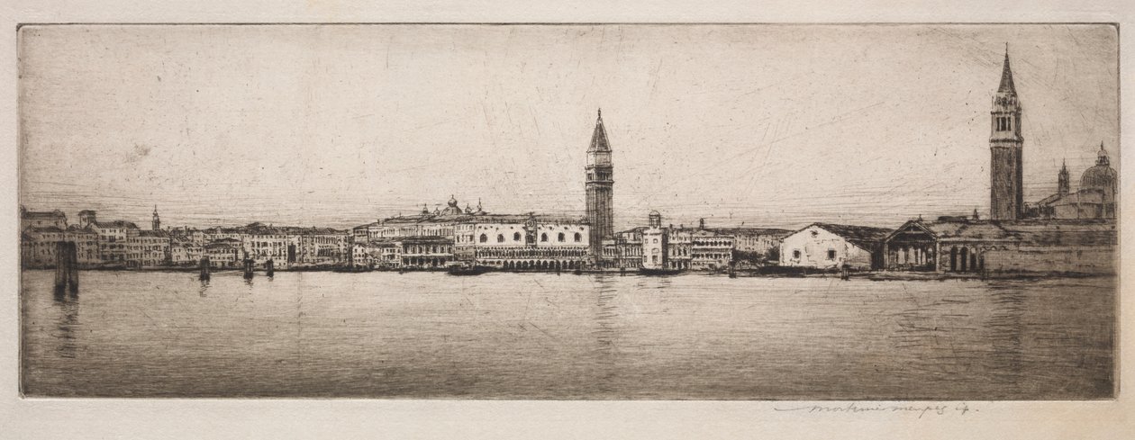Markusbassängen, Venedig av Mortimer Menpes