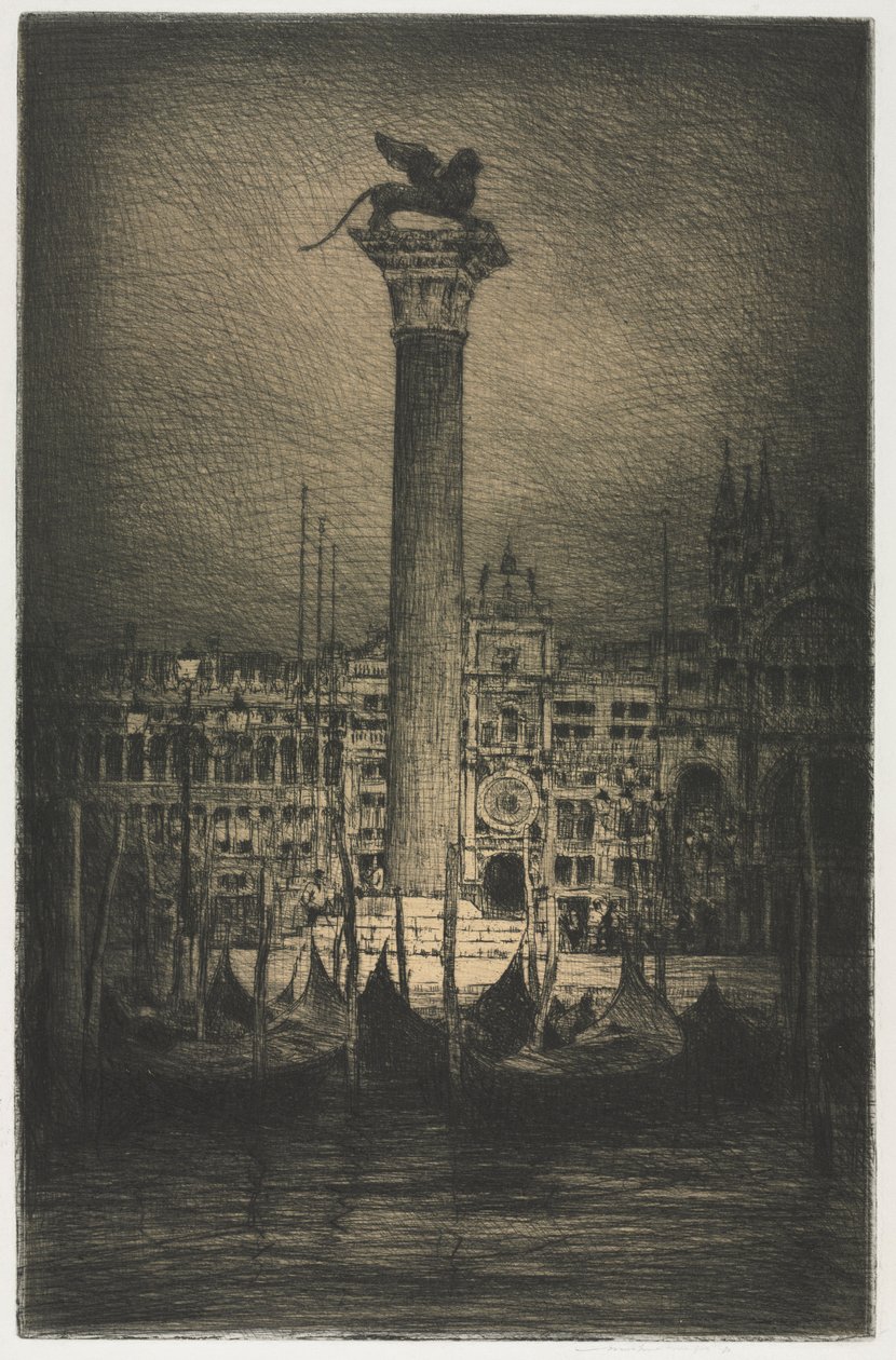 Markus Piazza, 1910. av Mortimer Menpes