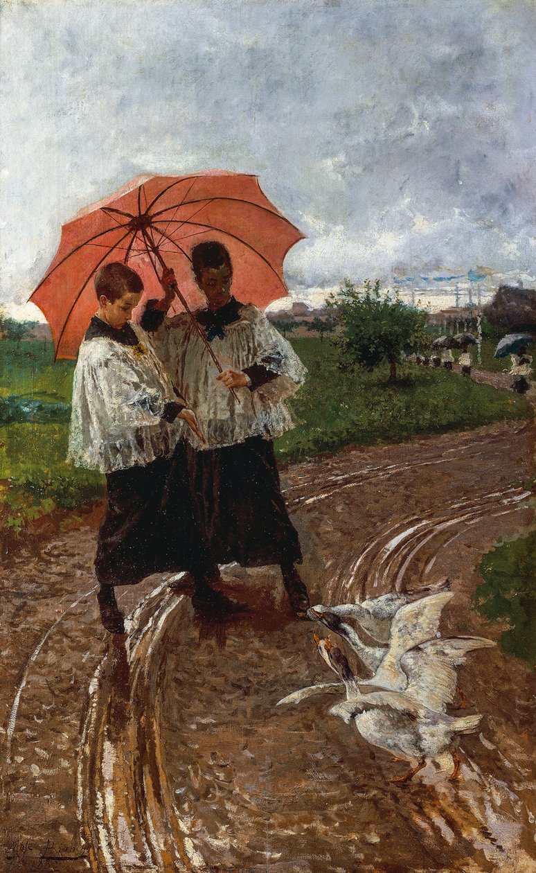 Återvänder från festivalen av Mose Bianchi