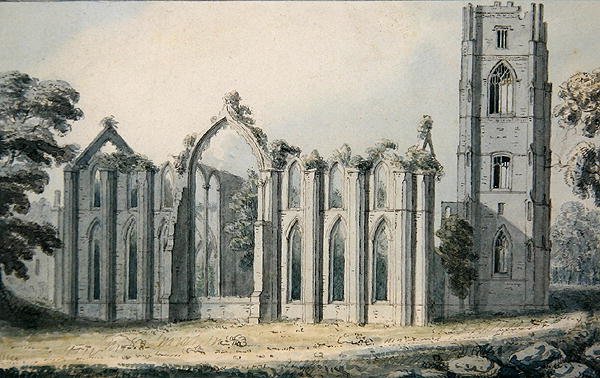 Fountains Abbey (för par se 264335) av Moses Griffith