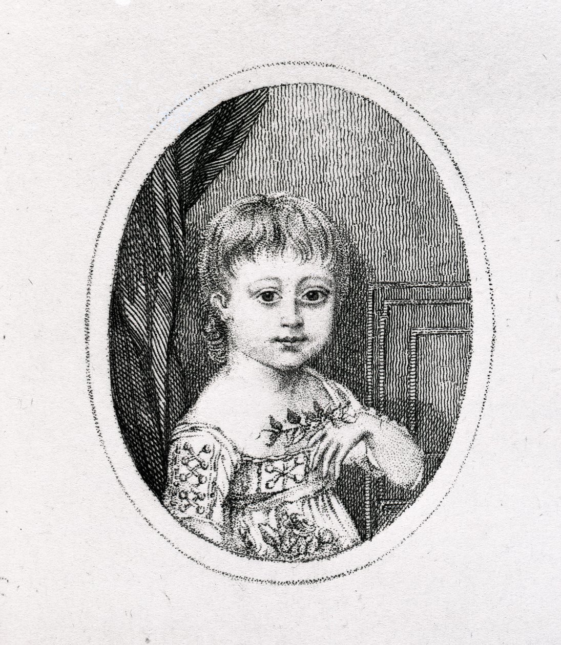 Miss Elizabeth Randles, ca 1804 av Moses Griffith