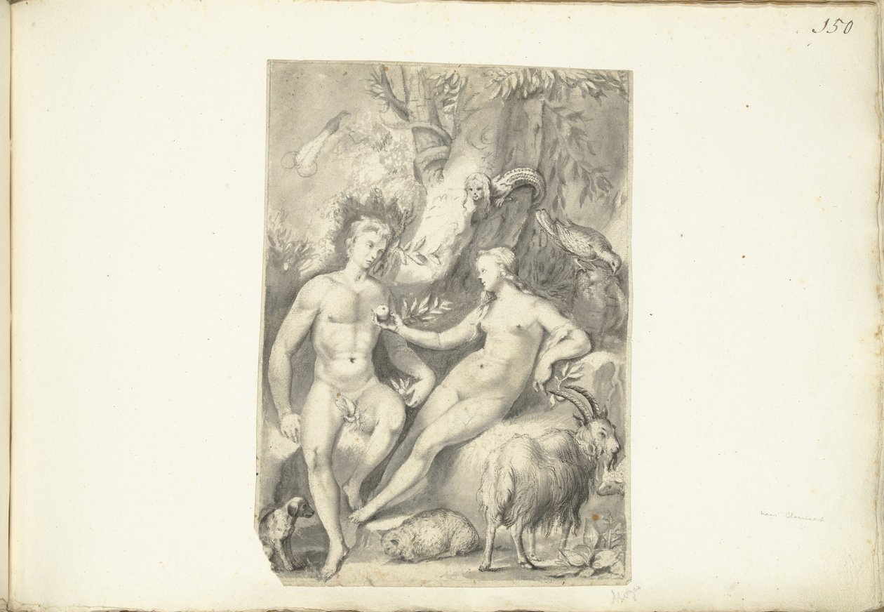 Adam en Eva av Moses Ter Borch