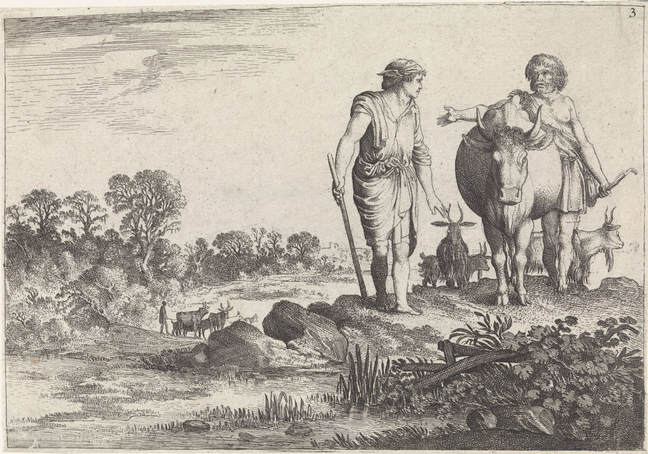 Argus ber Mercury att stanna hos honom Mercury and Argus (serietitel) av Moyses van Wtenbrouck