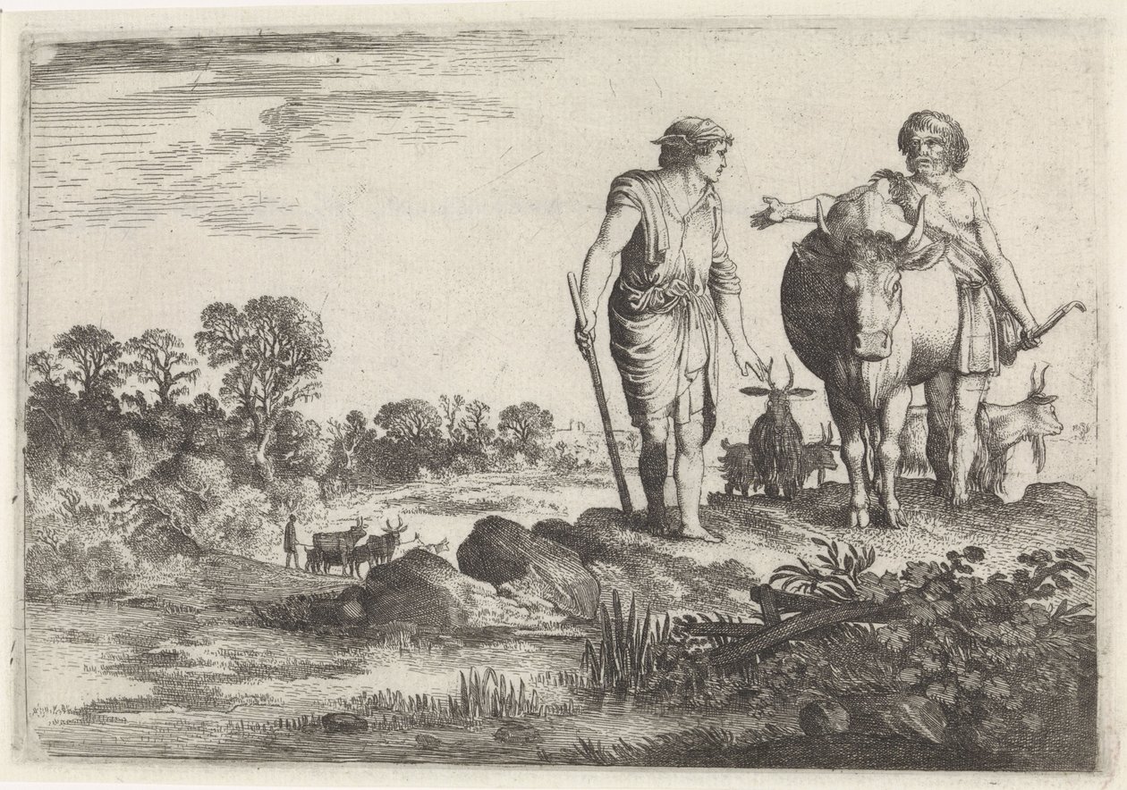 Argus ber Mercury att stanna hos honom Mercury and Argus (serietitel) av Moyses van Wtenbrouck