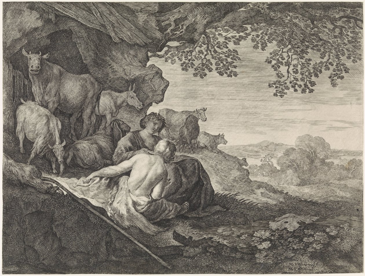 Herde och Herdinna av Moyses van Wtenbrouck