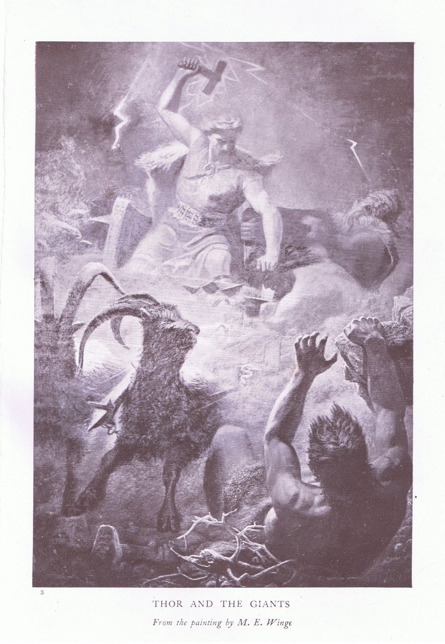 Thor och jättarna, 1920-talet av Mårten Eskil Winge