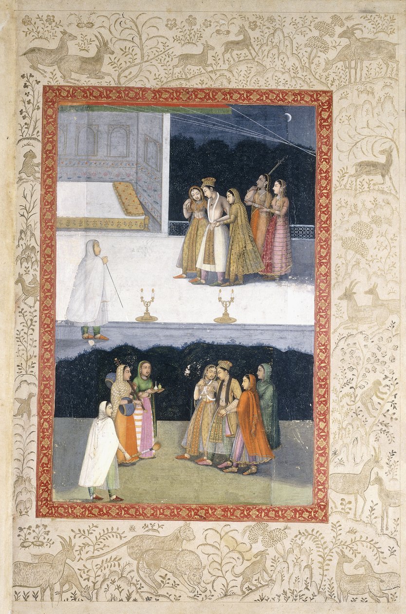 En trött yngling, c.1720 av Mughal School