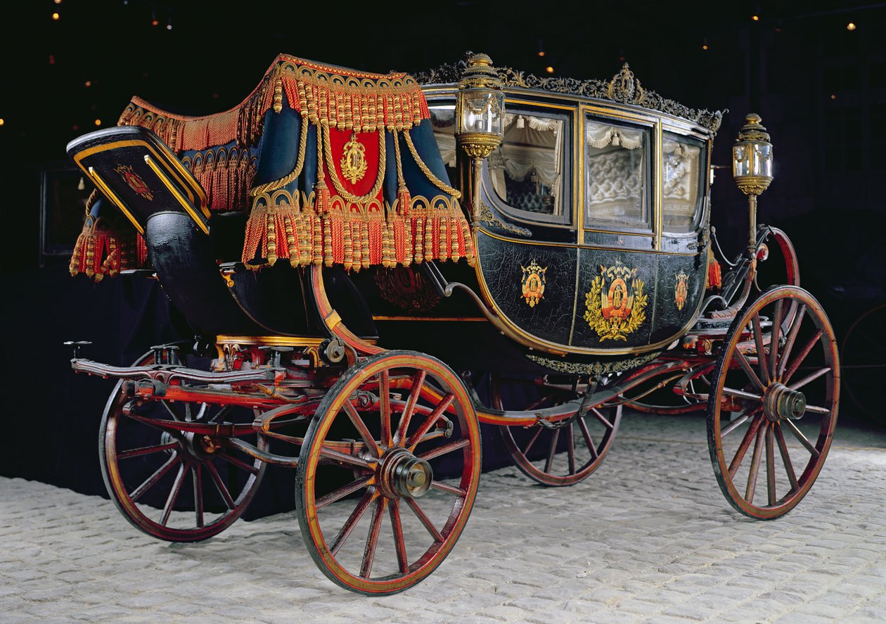 Vagn byggd för tsaren för Gala de lElysee 1896, ca 1895 av Muhlbacher