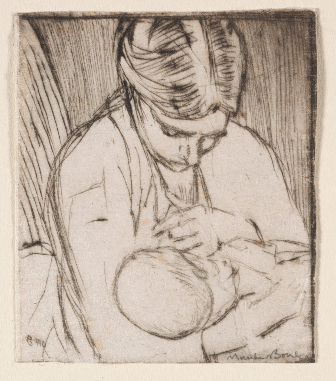 Gertrude och Stephen, nr 6 av Muirhead Bone