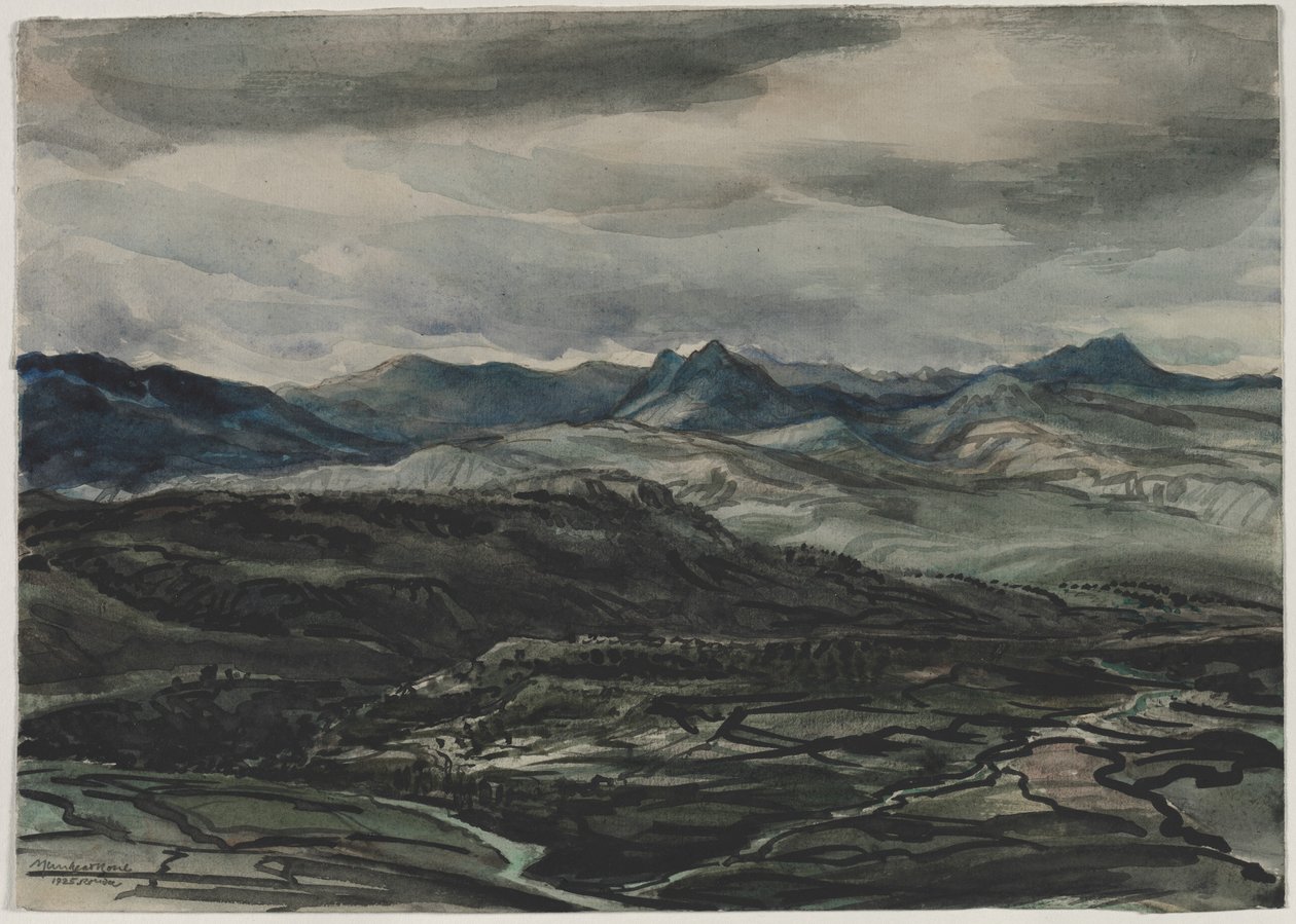 Stormväder, Ronda, Spanien av Muirhead Bone