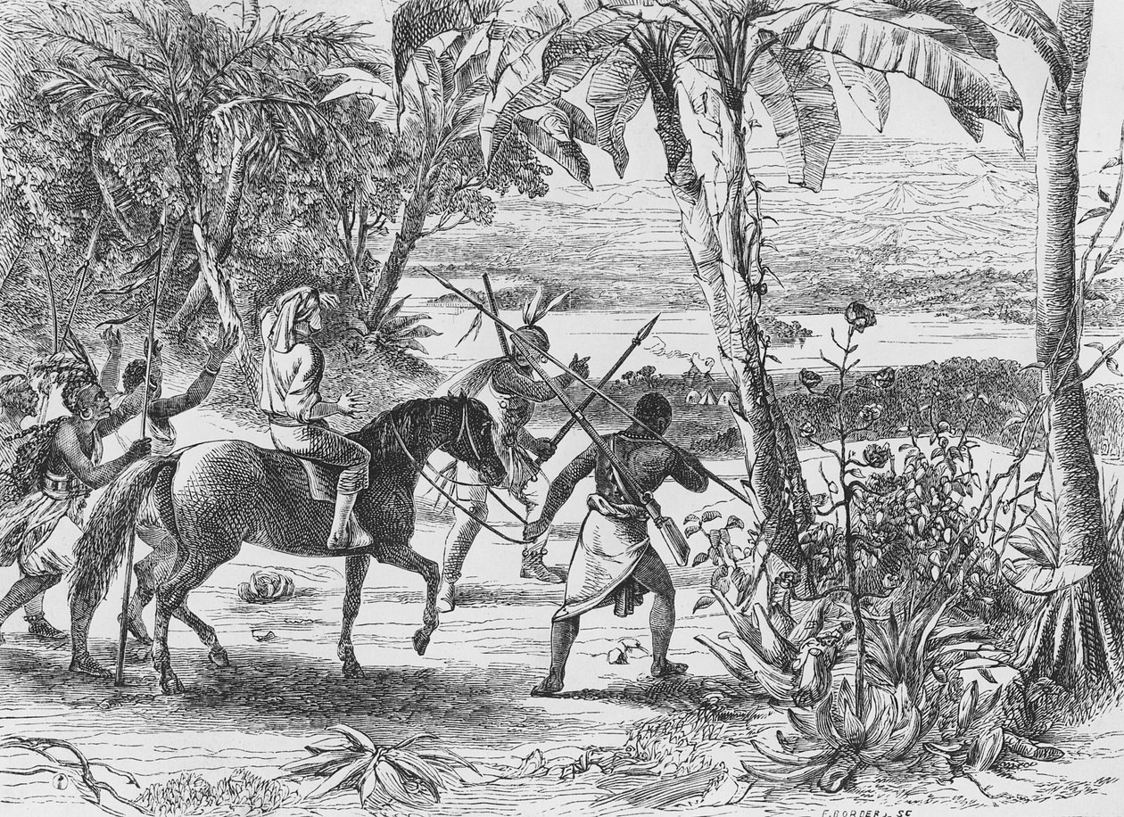 Jag såg med oändlig glädje det stora målet för mitt uppdrag - den länge eftersökta majestätiska Niger, glittrande i morgonsolen, 1860. av Mungo Park