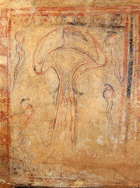 Larnax (keramik) (se även 288284-288289) av Mycenaean