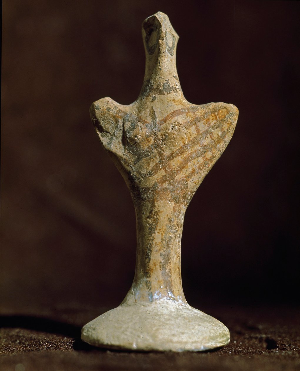 Mykensk konst: terrakottaidoler från Scoglio del Tonno (Punta Tonno, Taranto) i Italien. Bronsåldern, 2000 f.Kr. av Mycenaean Mycenaean