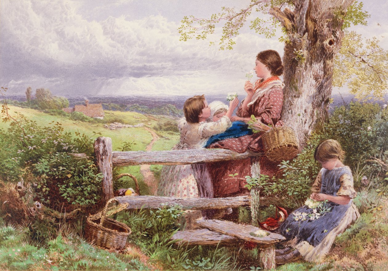 Den rustika stilen av Myles Birket Foster