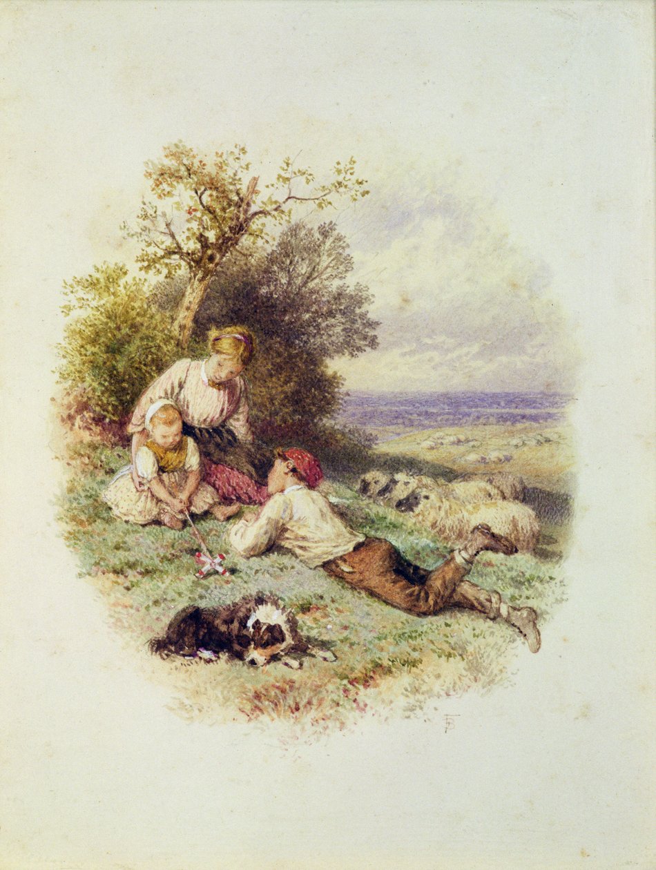 Den unge herden av Myles Birket Foster