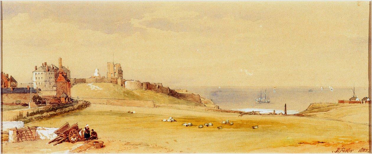 Tynemouth (färg) av Myles Birket Foster
