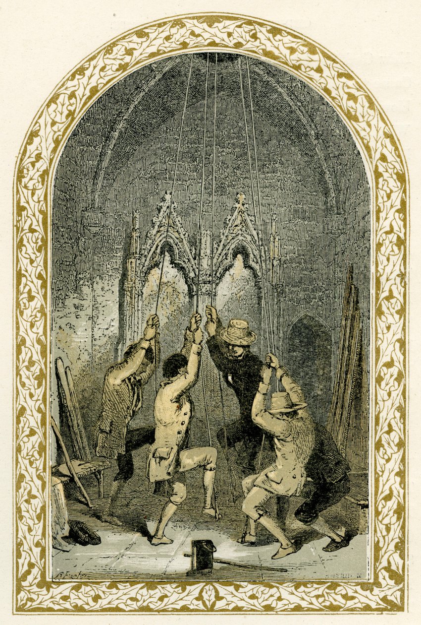 Klockringare - illustration av Birket Foster av Myles Birket Foster