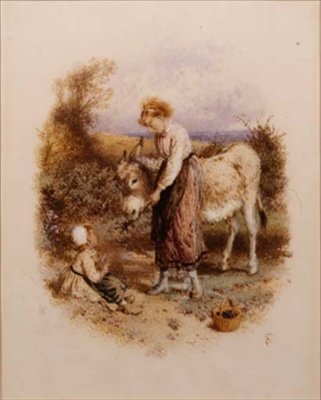 Matar åsnan av Myles Birket Foster