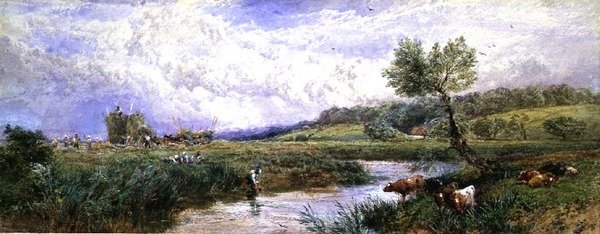 Skördetid av Myles Birket Foster
