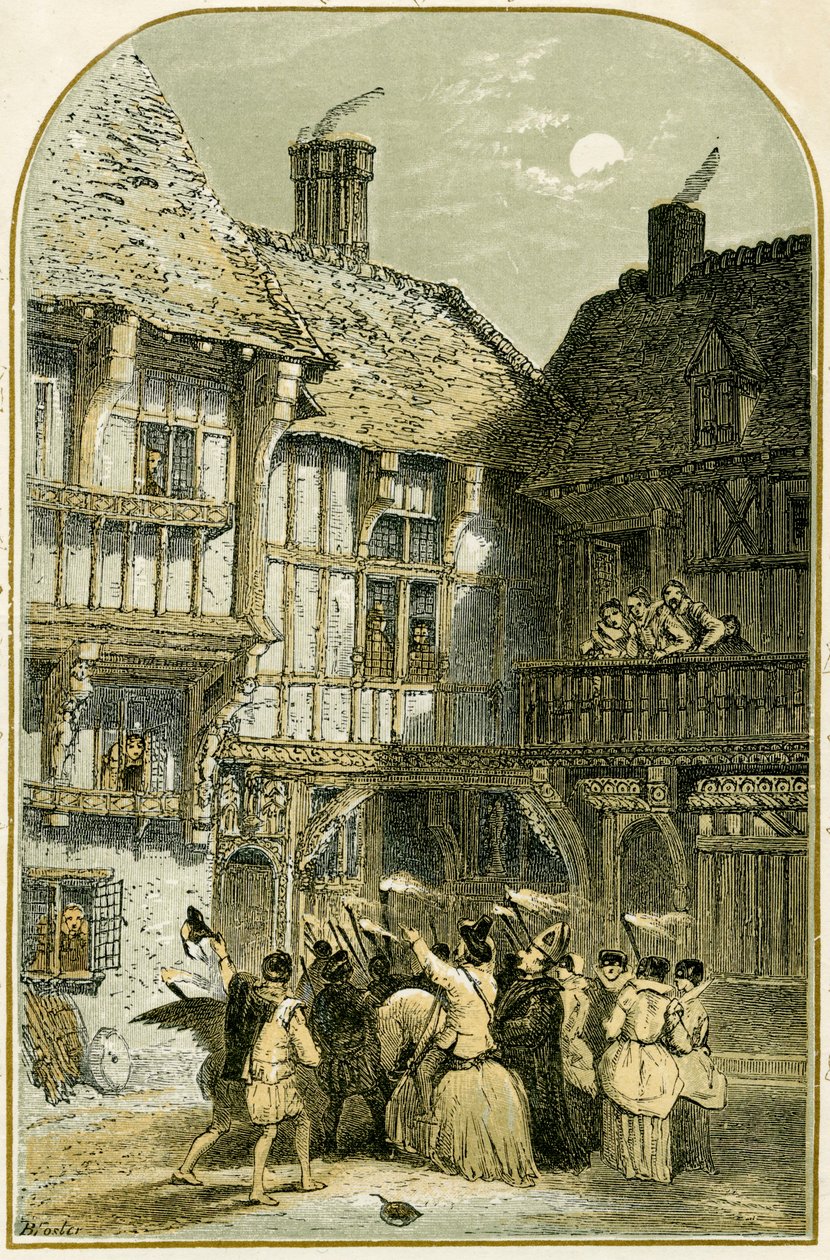 Mummers Play/Mumning av Myles Birket Foster