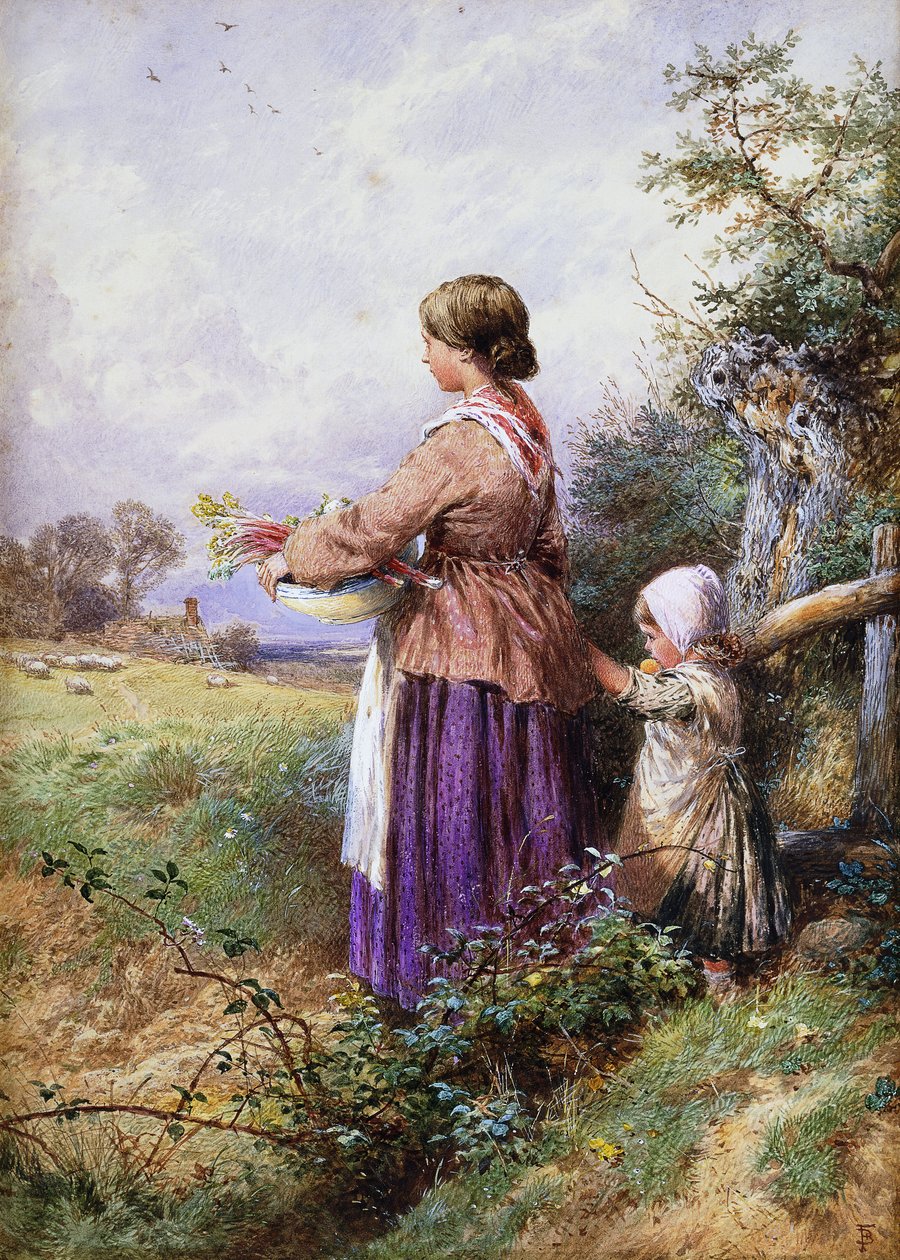 Återvänder hem, av Myles Birket Foster
