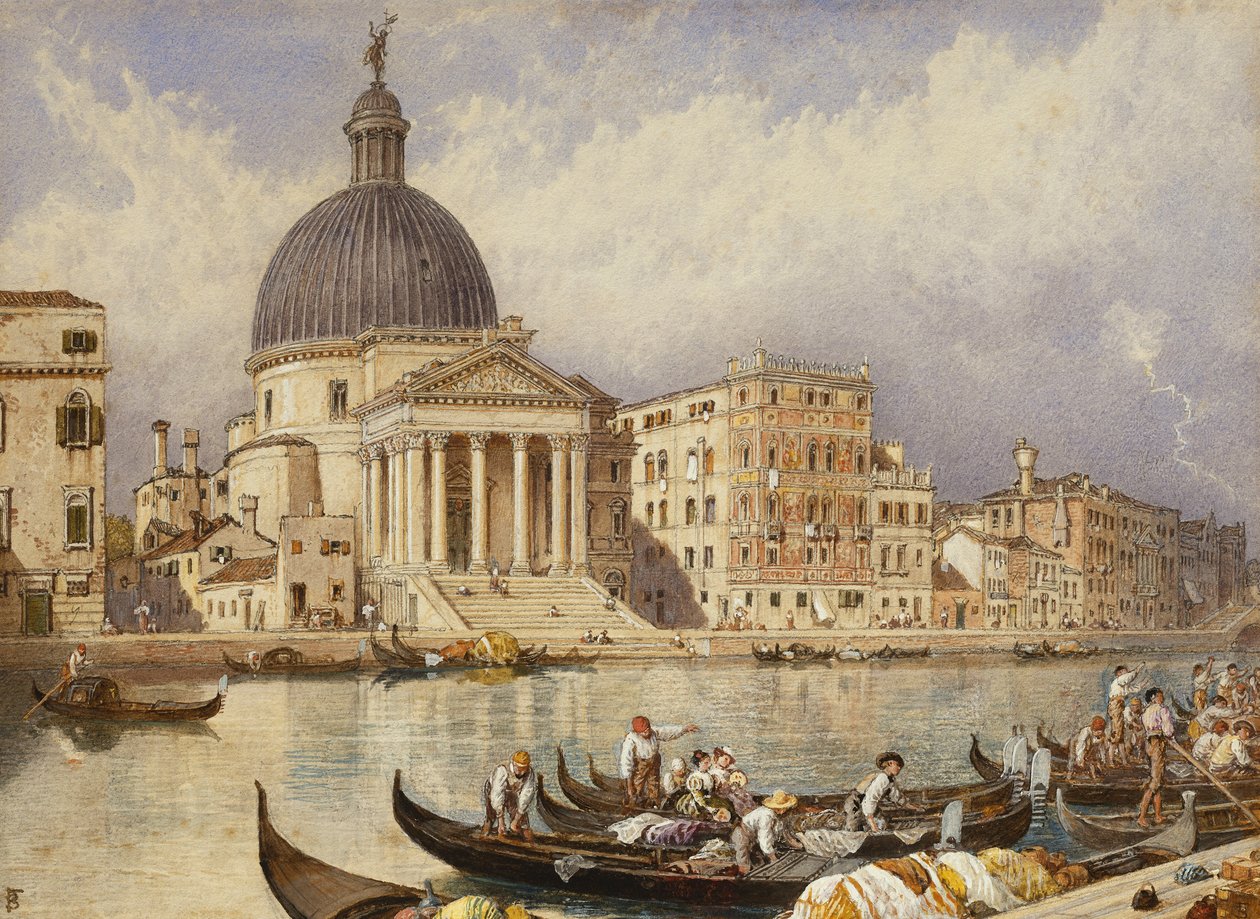 Kyrkan San Simone och San Guida av Myles Birket Foster