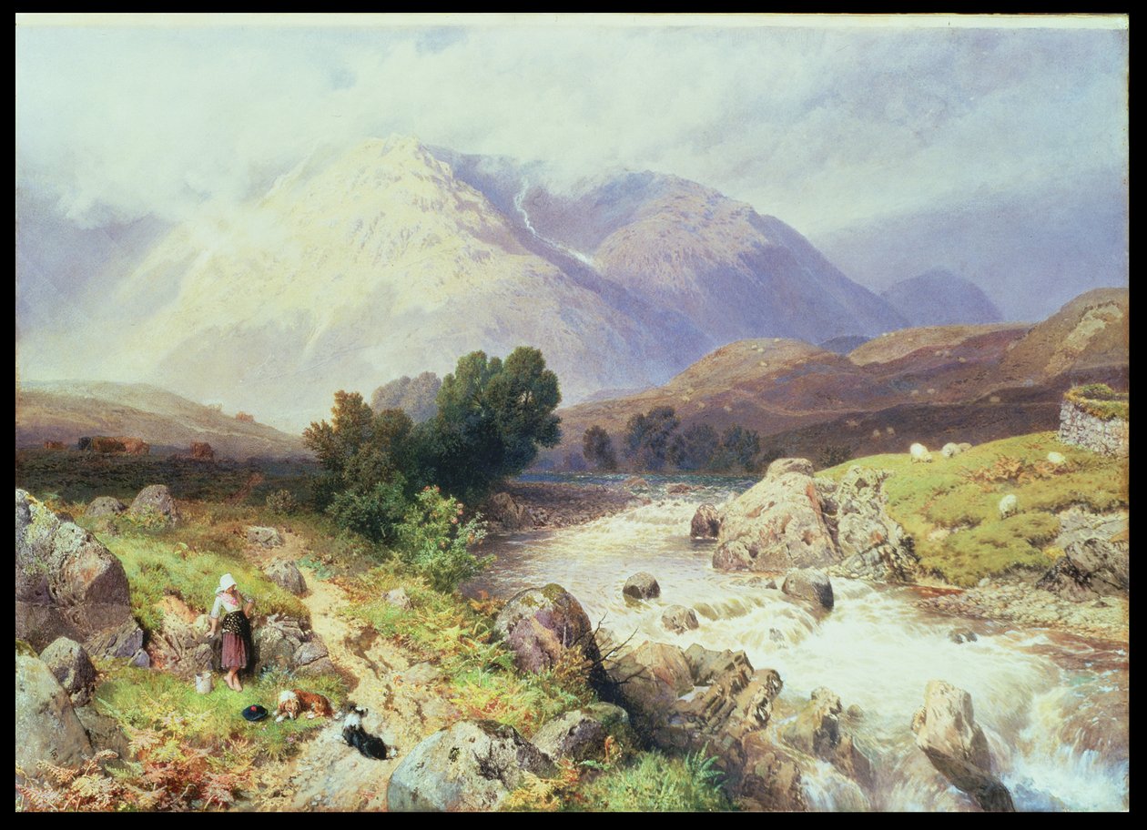 Högländerna, nära Argyle av Myles Birket Foster