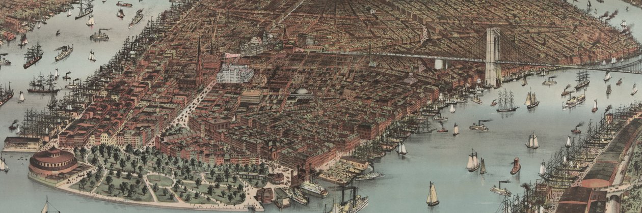 Staden New York av Nathaniel Currier