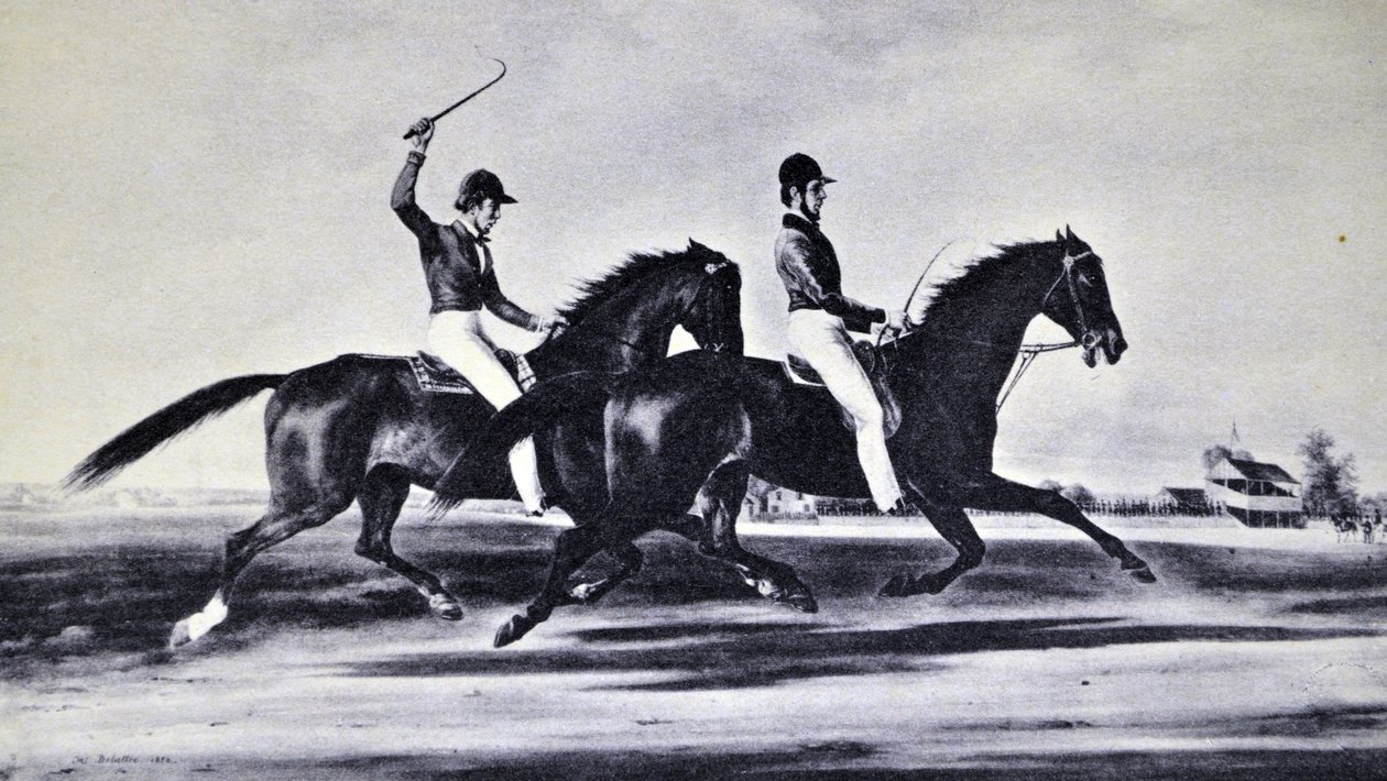 Currier & Ives Illustration 1800-talet. Mac och Zachary Taylor (oljemålning av H. Delattre som trycket gjordes av) av N. and Ives, J.M. Currier