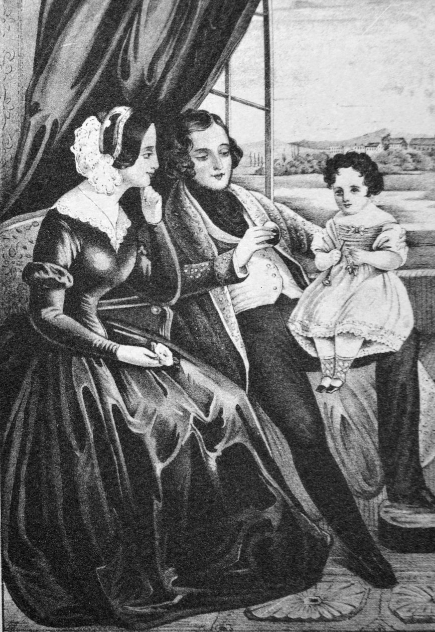 Currier & Ives Illustration 1800-talet. Gift av N. and Ives, J.M. Currier