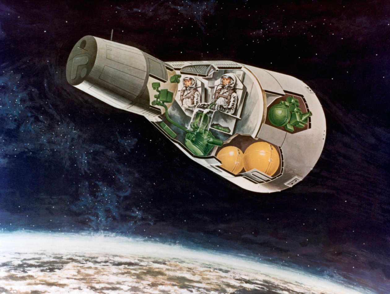 En NASA Lunar Module, c1970-talet. av NASA Images