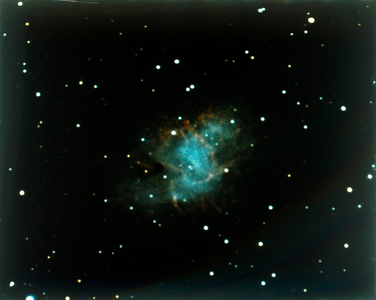 Krabbnebulosan i stjärnbilden Oxen. av NASA Images