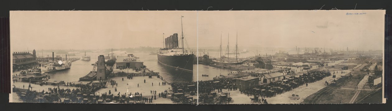 Lusitania vid slutet av rekordresan av N.W. Penfield