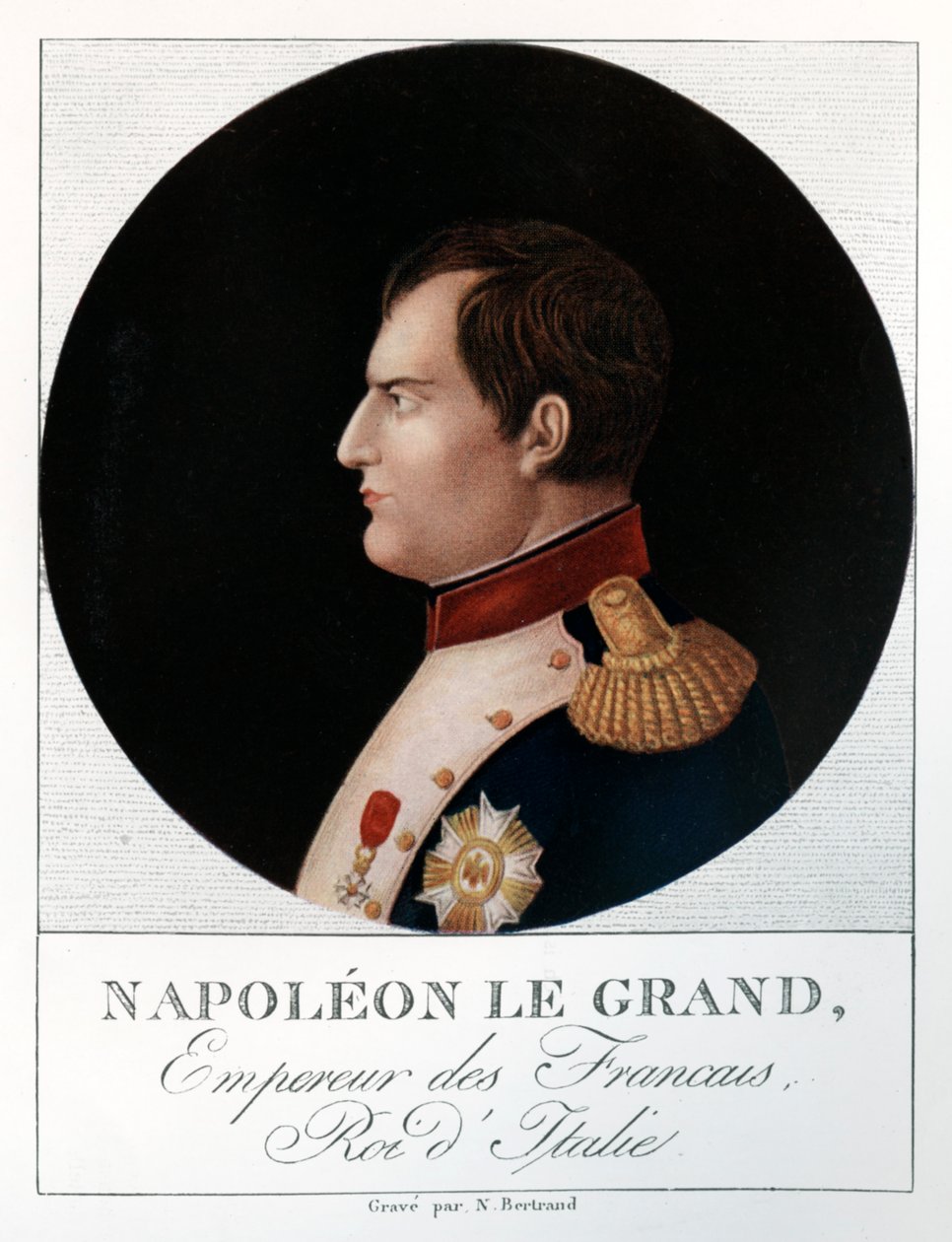 Kejsar Napoleon Bonaparte, 1769-1821, 1912. av N. Bertrand