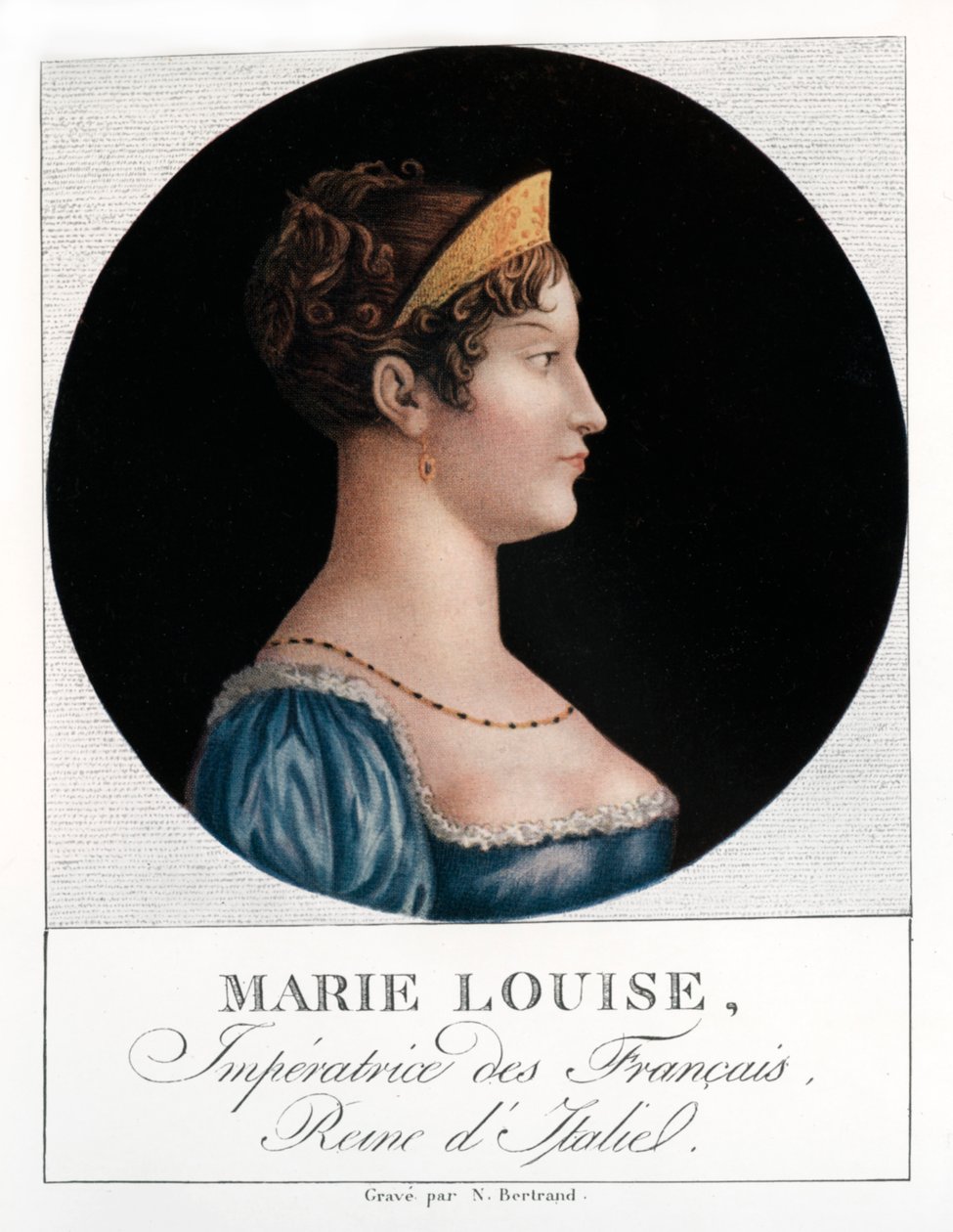 Marie Louise, hertiginna av Parma, tidigt 1800-tal, 1912. av N. Bertrand