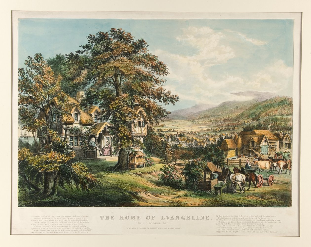 Evangelines hem av Currier and Ives
