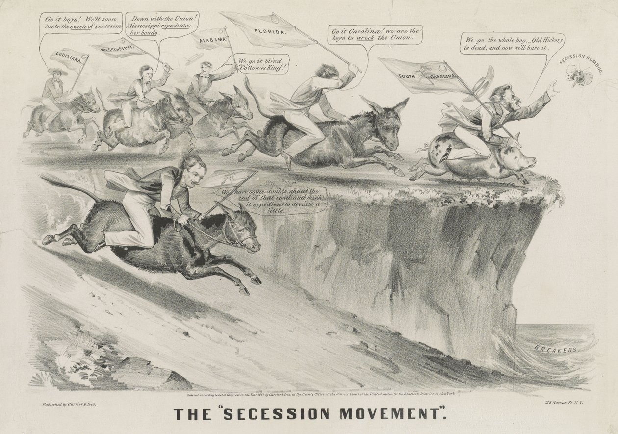 "Scessionsrörelsen" av Currier and Ives