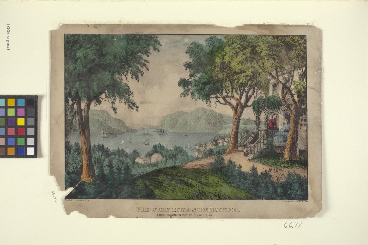 Utsikt över Hudson River, från Ruggle