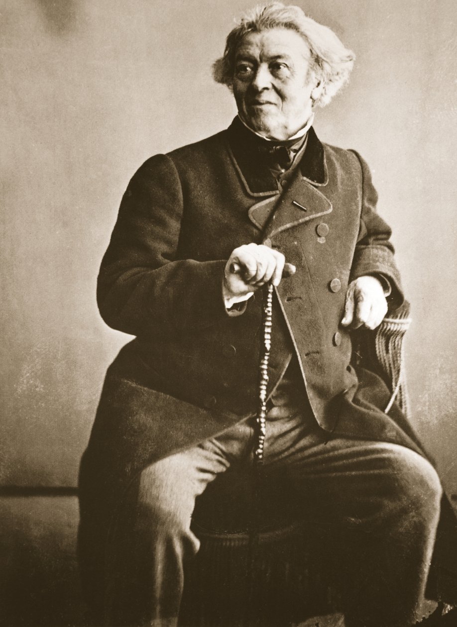 Camille Corot, ca 1863 (fotografering) av Nadar